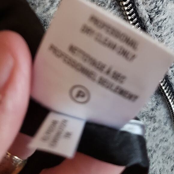 NEW Calvin Klein, rose tweed colored, wool blend, pea coat 2x - Picture 8 of 13